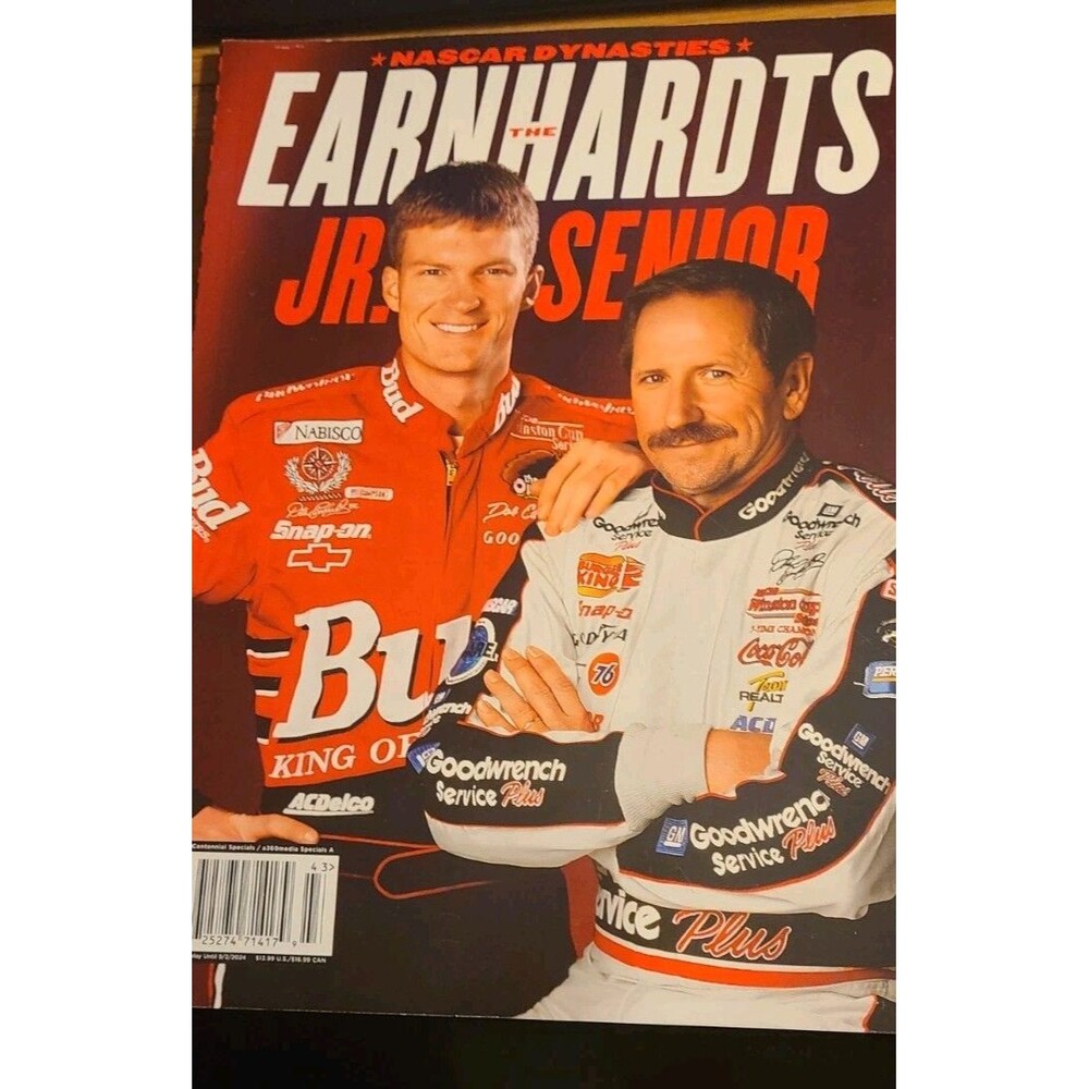 Dale Earnhardt JR & SR Magazine 2024 A360 Media Nascar Dynasties Earnhardts
